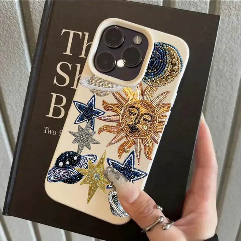 Purple Sun Leaf Lichee Pattern Silicone Phone Case Cover