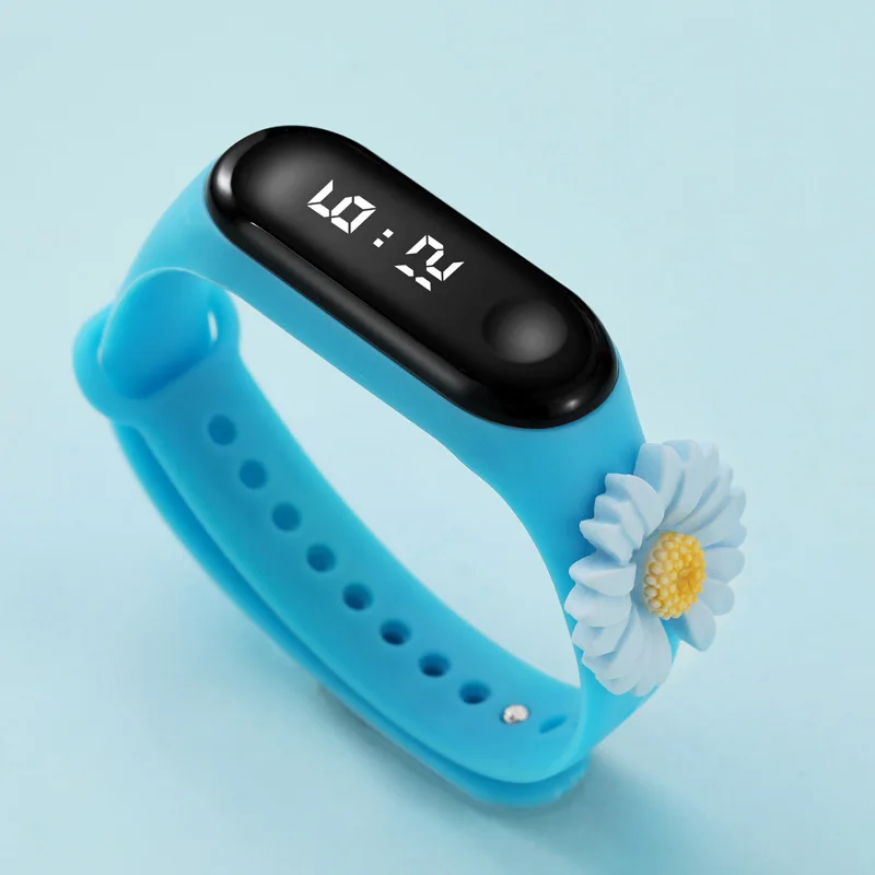 

2023 Waterproof Children Watch Boy Girl Cartoon Daisy LED Digital Wristwatch Silicone Sport Kids Watch Birthday Gift Reloj Niño