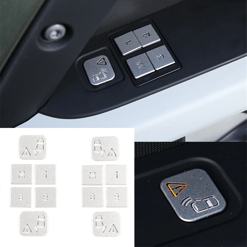 

Крышка кнопки памяти для Land Rover Defender 110 2020-2022 из серебристого сплава