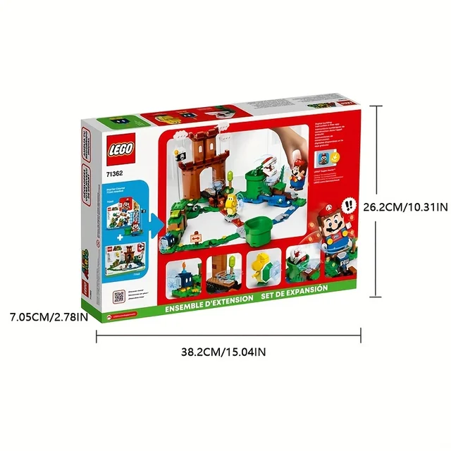 Lego 71362 Super Mario Guarded Fortress Expansion Set 71362 - Main Image