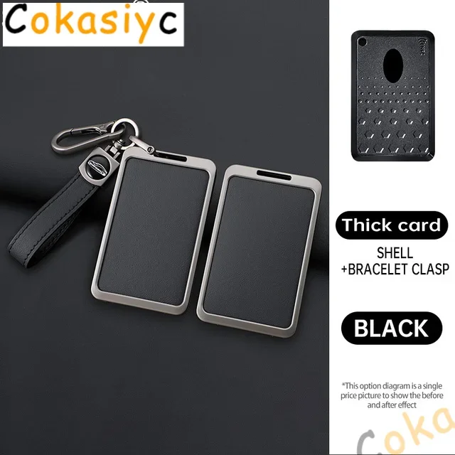 Автомобіль NFC Card Key Fob Cover Case Holder Leather Shell Protector Keychain Fit For Great Wall Euler Ora Auto Decoration Accessories