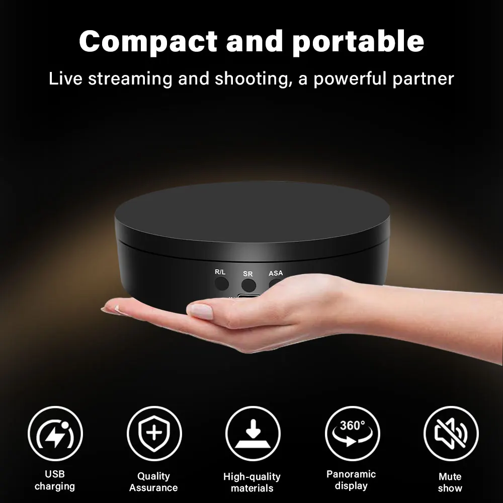 Motorized Rotating Display Stand for Dynamic Product Photography