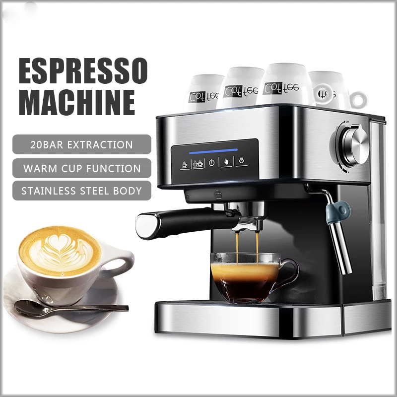 Espresso Machine 15bar Home Automatic Smart Steam Milk Frother