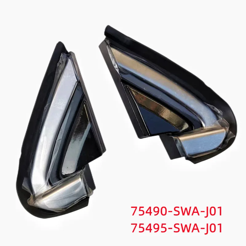 

75490-SWA-J01 75495-SWA-J01 For Hon-da CRV 2007-2011 Corner trim of right front outer column Triangle plate at rear-view m