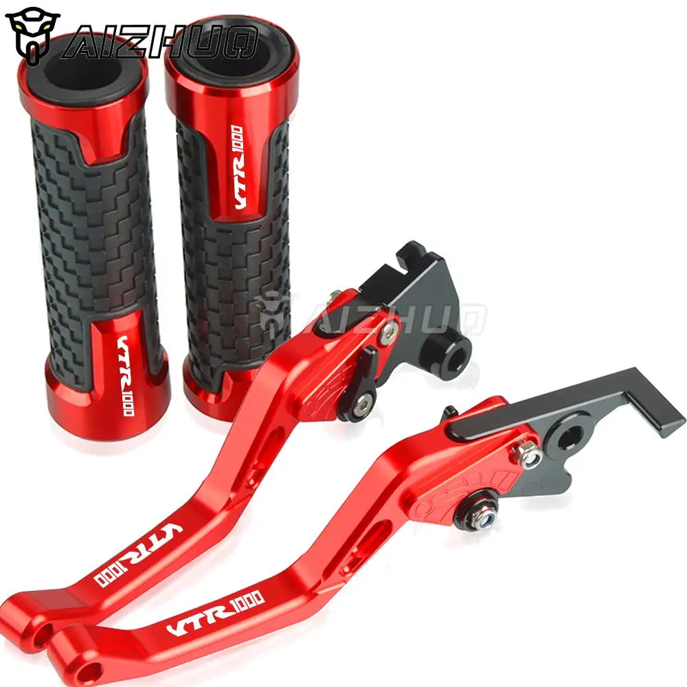 

For Honda VTR1000 1997-2004 2003 2002 2001 VTR 1000 Motorcycles Foldable Levers Handle Grips Handlebar Grip Brake Clutch Lever