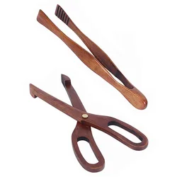 Elegant Teak Wooden Kitchen Utensils - Natural Cooking Spoon Set (1 - 9 Pieces) (P2pcJD)