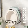Carbon Steel Wall-Mounted Storage Rack Waterproof Great Load Bearing Bathroom Tissue Box Multifunctional Bathroom Glass Shelf 3