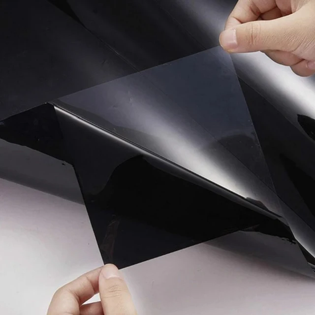 Auto Home Window Glass Restroom Summer Solar UV Protector Sticker Films Black Car Window Foils Tint Tinting Film Roll 50*300cm 6