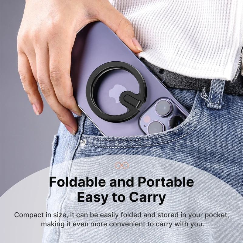 Ulanzi 52mm MagFilter Magnetic Filter Adapter Ring for iPhone 16 15 14 13 12 Pro Max Android Smartphone Foldable Portable Ring