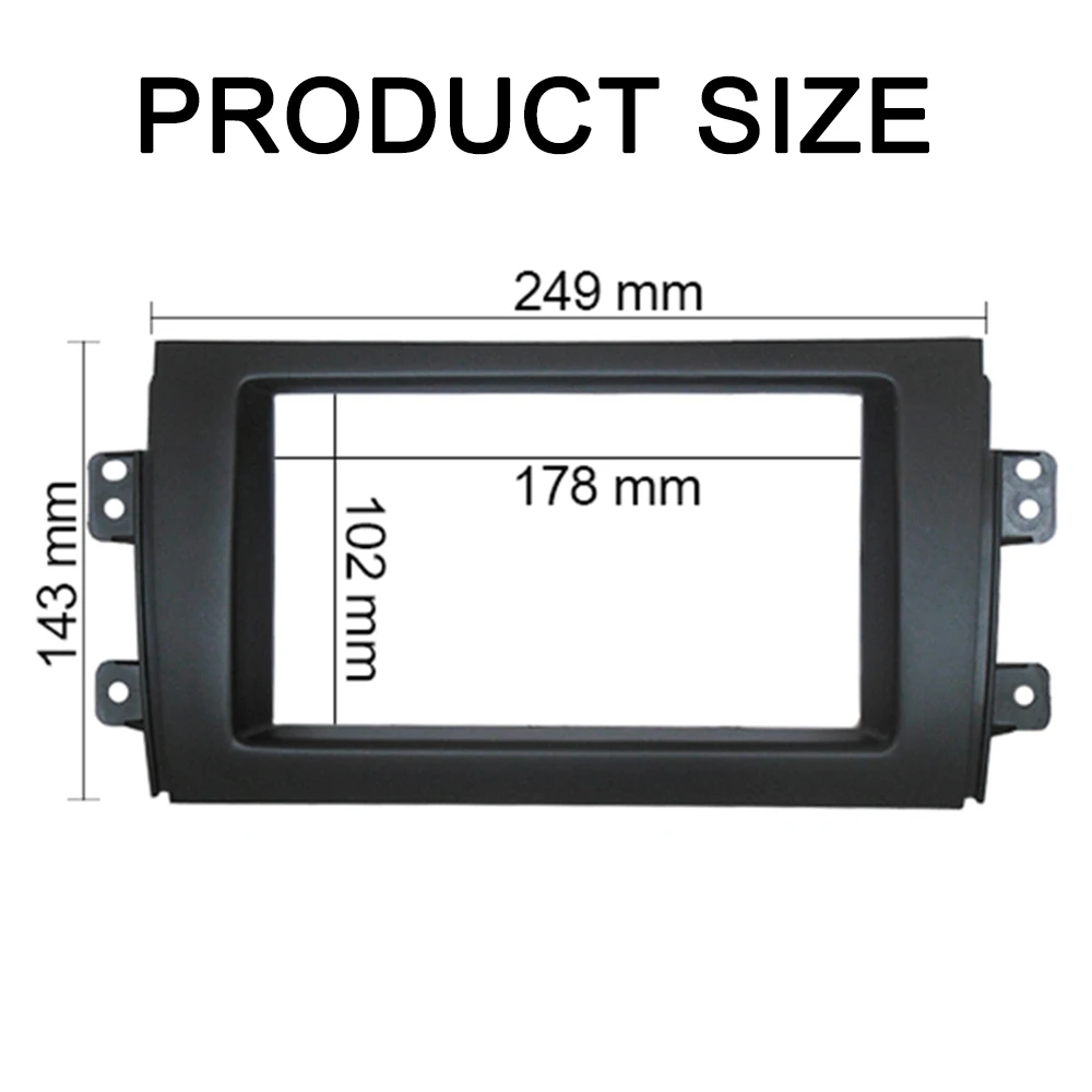 Hydouble Din Fascia Ű SX4 ǾƮ ġ  DVD ú ׷ г   ġ Ʈ ŰƮ  