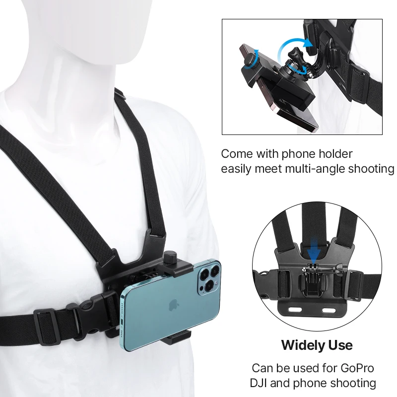 Obile Phone Chest Ount Harness POV Iphone Holder Head Strap - View #10