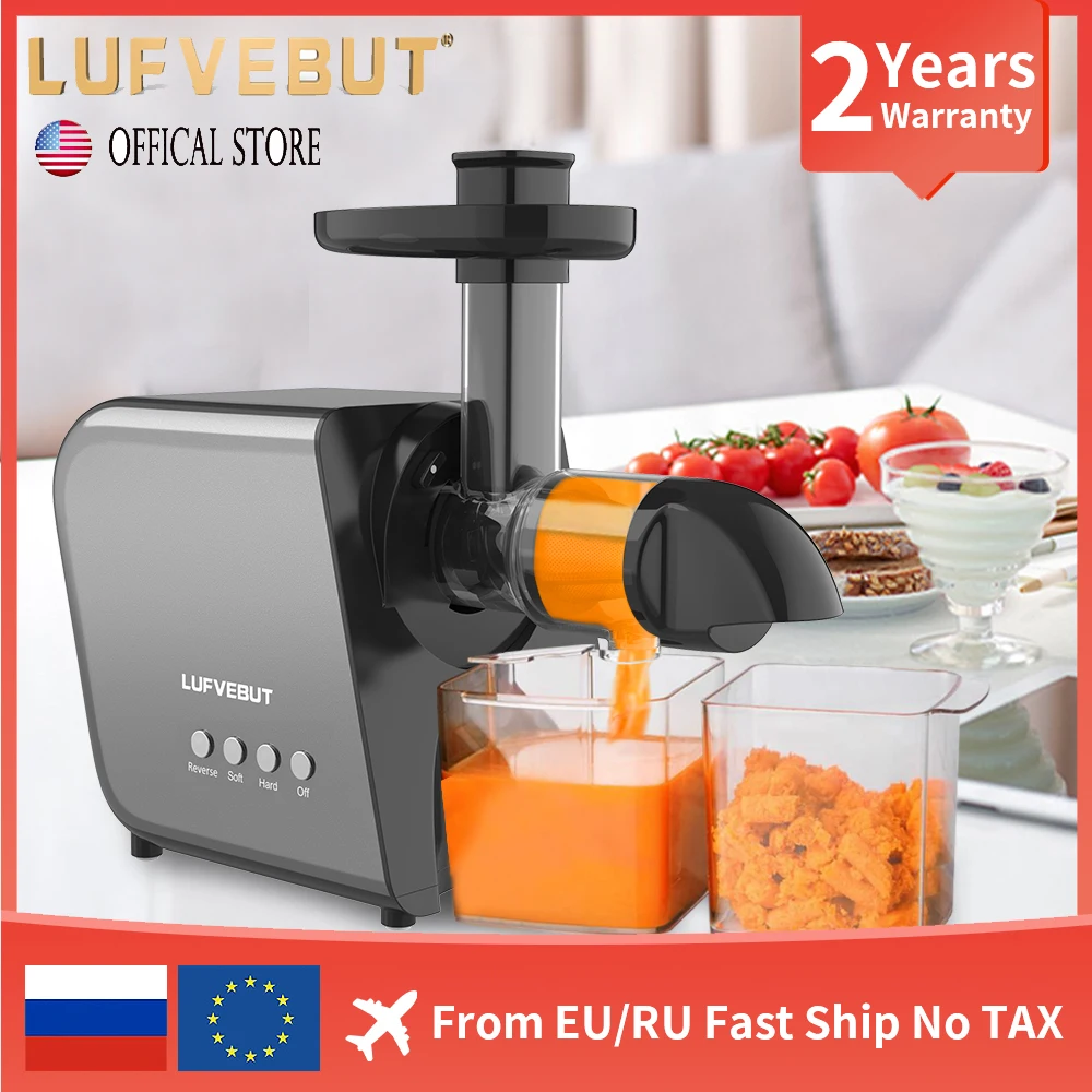 Lufvebut Bp800 Slow Juicer 200w Power Electric Extractor Vegetables