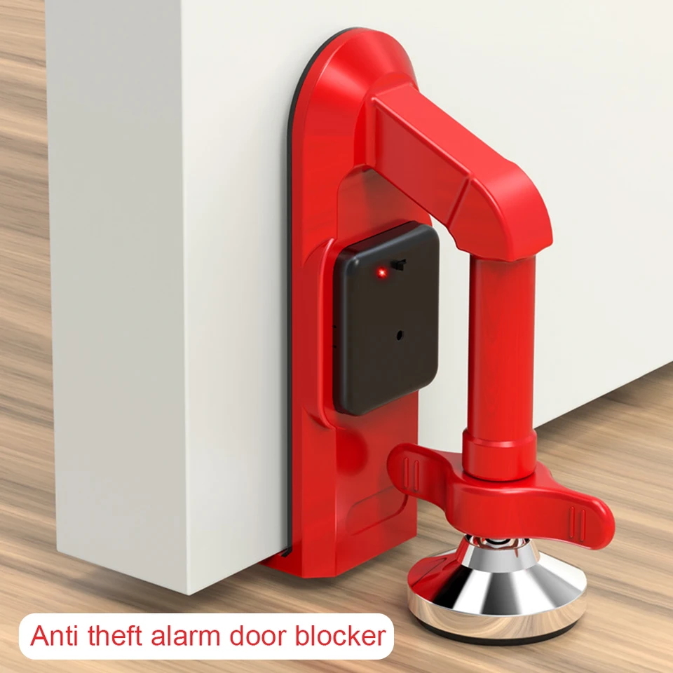 Douevo Portable Door Stop Alarm & Travel Door Lock – 2-in-1 Security For Hotel, Home, No Install - View #9