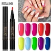 ROSALIND Gel Nail Polish Pen Gel Semi Permanent Base Top Coat UV Gel Varnish Hybrid Pure Color Nail Pen For Nails Art Design 1