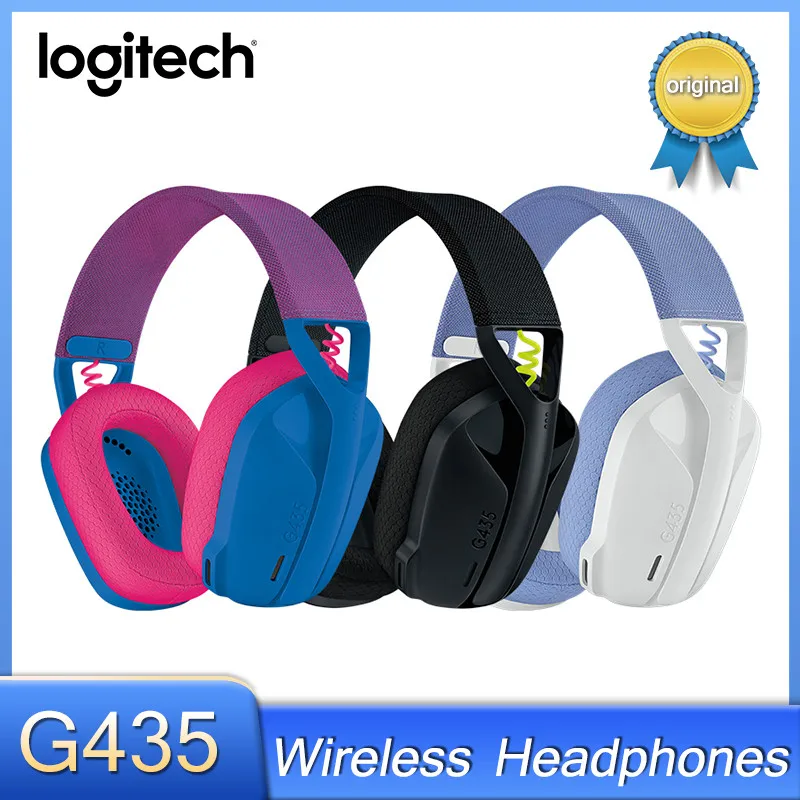 Logicool G ゲーミングヘッドセット G435 LIGHTSPEED & Bluetooth ワイヤレス ヘッドセット 軽量 165g 内蔵マ G435BK ロジクール G435 LIGHTSPEED ワイヤレス ゲーミング ヘッド