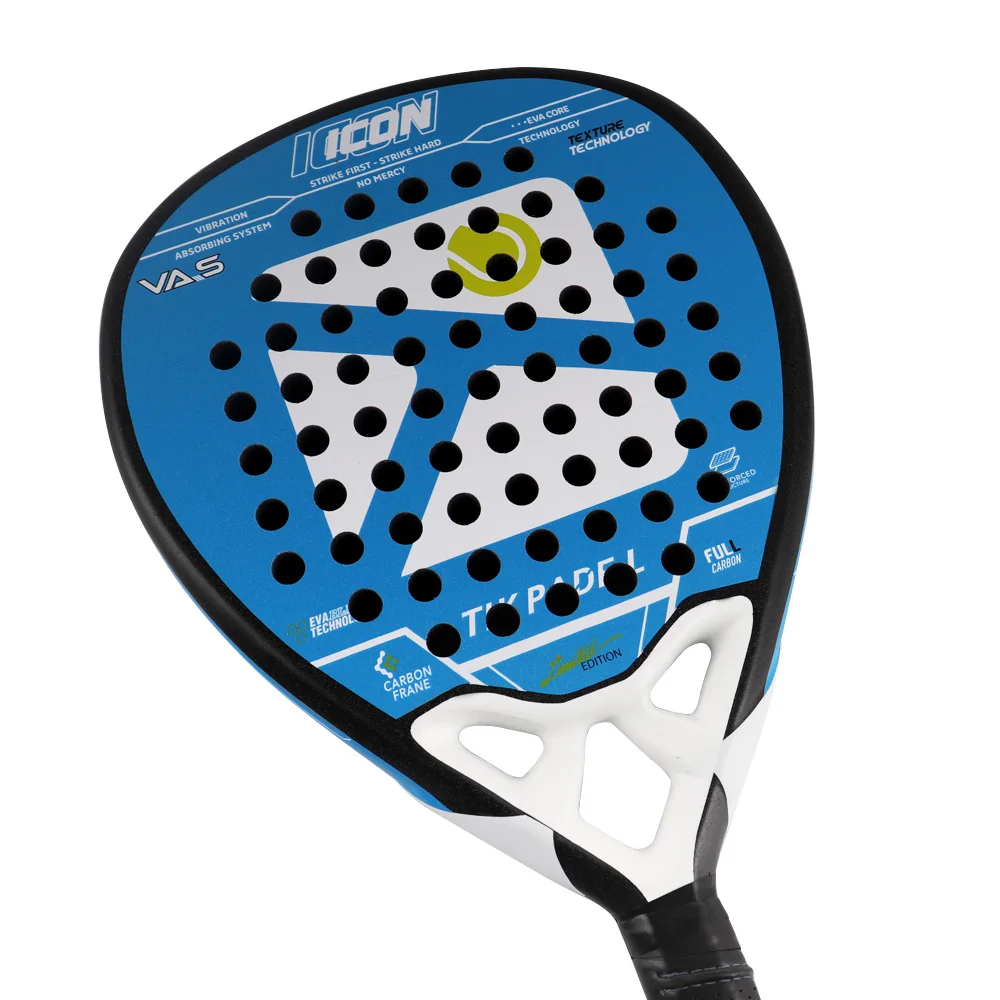 Padel Paddle Racket Full Carbon Pala Padel Professtional Tennis Sport Racquet EVA Memory Foam Core