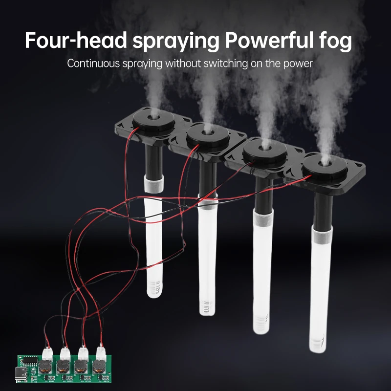 DC 5V Humidifier DIY Kit Ultrasonic Mist Humidifier Nebulizer Driver Module TypeC Interface Nebulizer Board 4