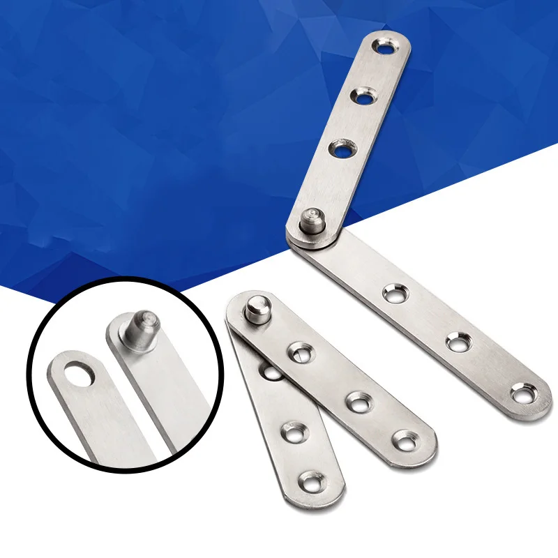 Stainless Steel 360 Degree Rotating Door Pivot Hinge Home Door Tool Box Cabinet Hardware Windows Hinge 60/76/100mm stainless steel hinges door hinges