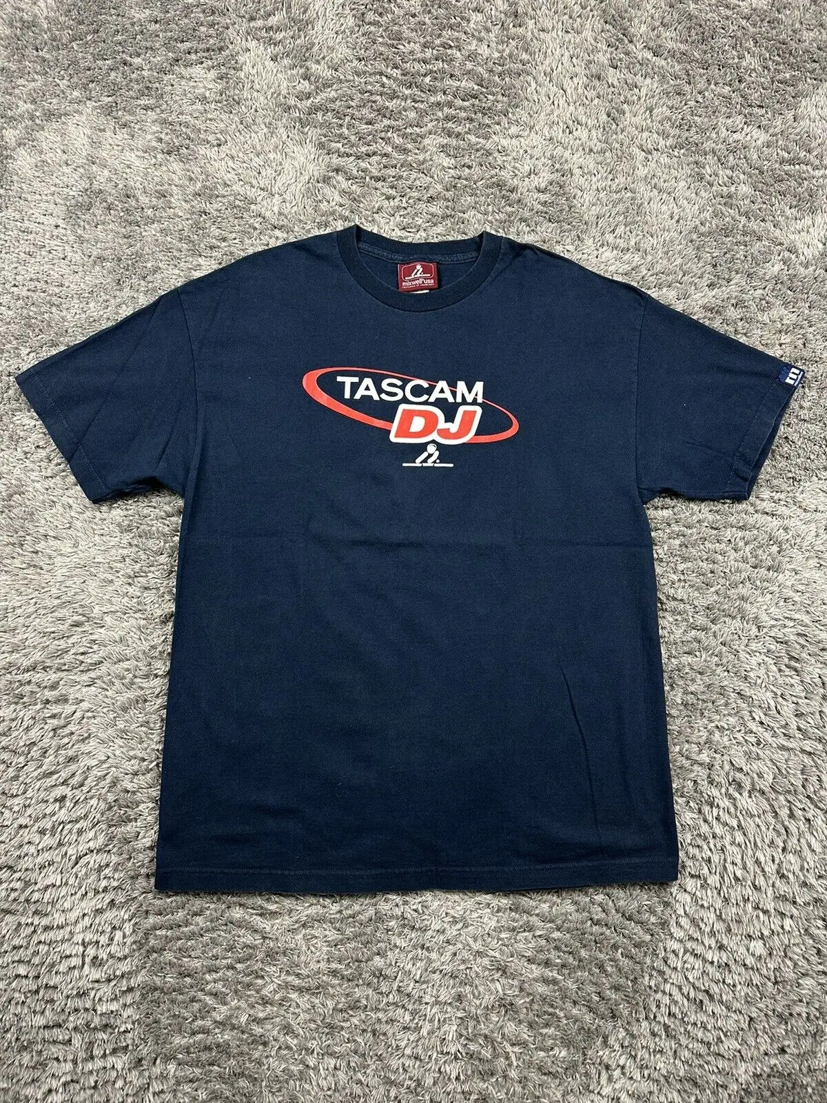 Vintage Mixwell Usa Tascam Dj Limited Edition 2003 T Shirt Xl Maniche Lunghe