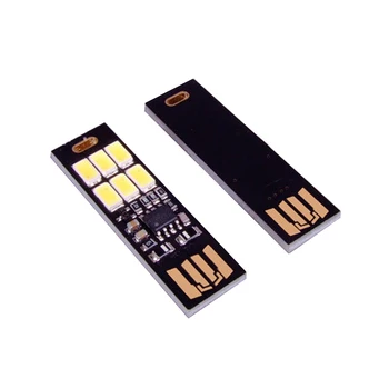 미니 5730 USB 6 LED 빛 5V 터치 센서 Dimmable 밤 빛 보조베터리 컴퓨터 노트북 독서 테이블 램프