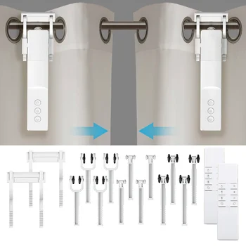 Zigbee Smart Curtain Robot Work with Tuya Homekit Alexa Google Home Control Curtain Motor Driver For Roman I Type U Type Track