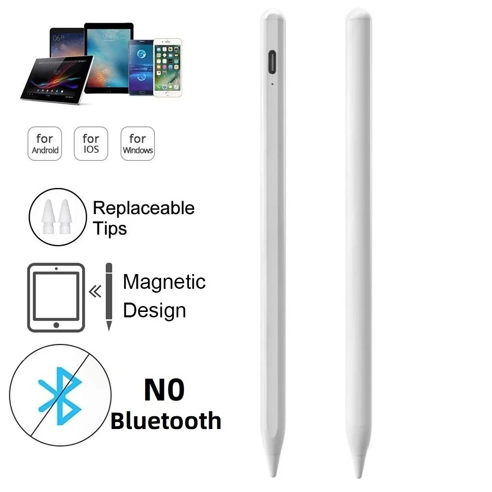 Penna Stilo Universale Per Android Ios Touch Pen Per Ipad Apple Pencil Per Huawei Lenovo Phone Xiaomi Tablet Pen Android Stylus
