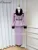 Fashion French Velvet Tweed Women's Suit 2024 Spring High-End Commute Slim-Fit Lotus Leaf Coat High Waist Sheath Split Skirt