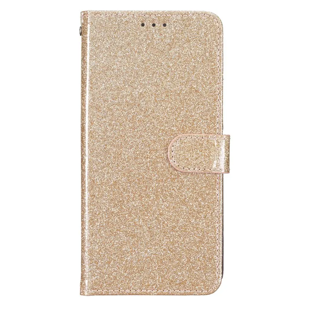 Glitter Leather Flip Phone Case - Premium Edge 60 50 Pro