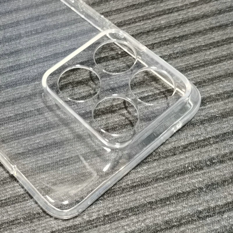 Transparent TPU Silicone Phone Case – Clear Soft Protective Back Cover