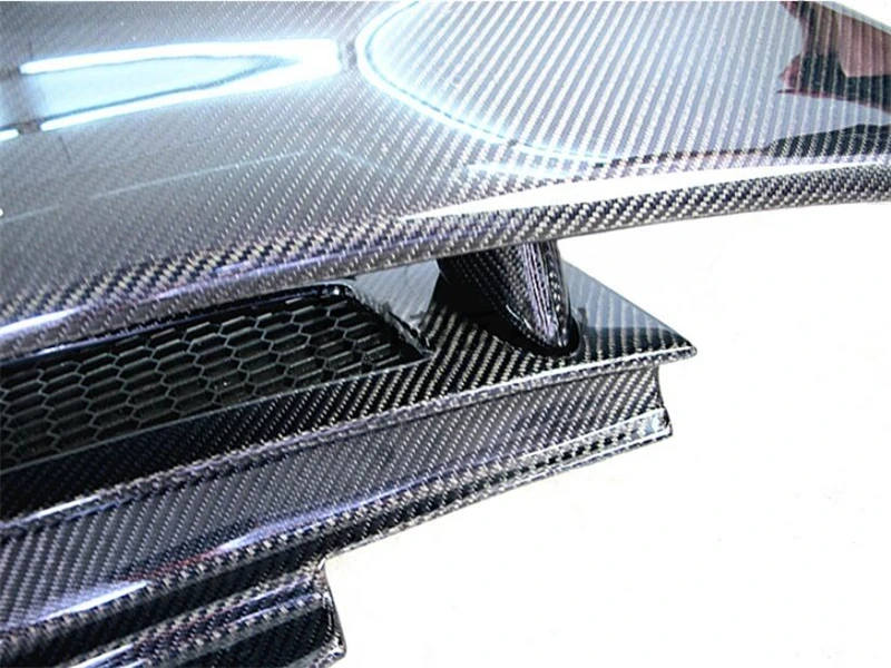 Real Carbon Fiber SPOILER For Audi R8 V8 V10 GT 2007 2008 2009 2010 2011 2012 2013 2014 2015 REAR WING TRUNK LIP SPOILERS - - Racext 27