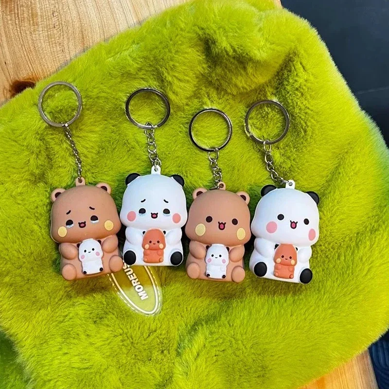 Bubu Dudu I Love You Voice-Activated Keychain with Night Light - Romantic Gift & Bag Decoration
