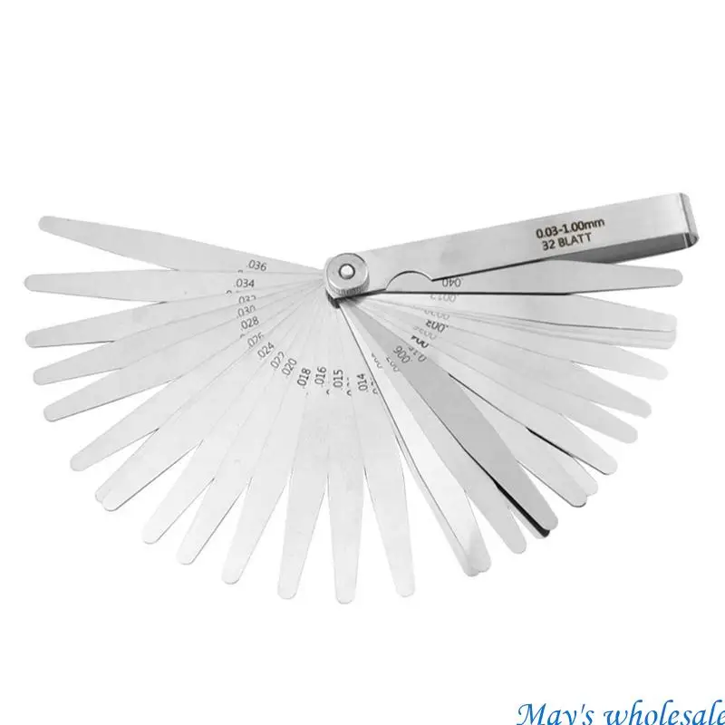 0.01-1mm/0.05-0.50mm/0.05-1.00mm/0.02-1.00mm 필러 게이지 스테인레스 스틸 448A