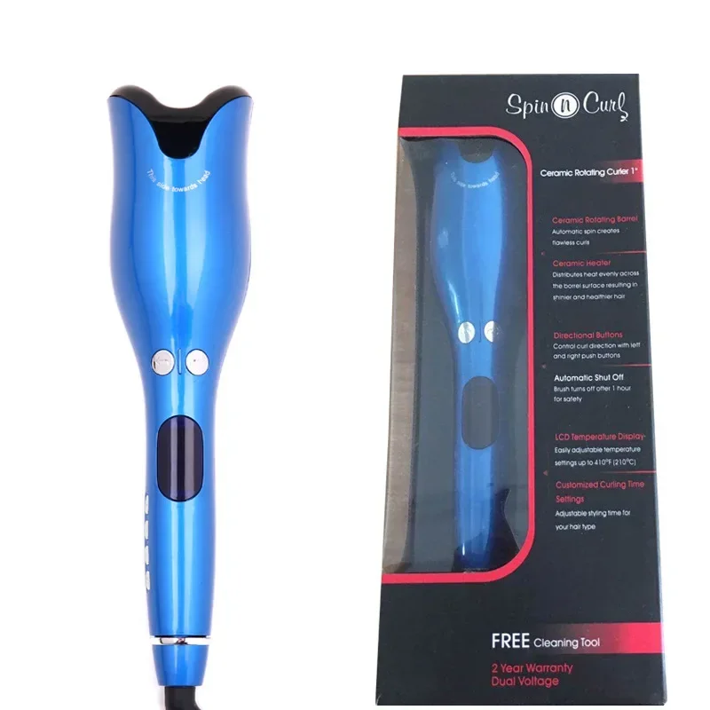 Multi-Automatic Hair Curler Hair Curling Iron LCD Ceramic Rotating Waver Magic Curling Wand Irons Styling Tools