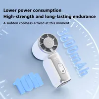 Lenovo Mini ventilateur portatif, petit ventilateur électrique, chargement USB, ventilateur de poche, adapté aux voyages en plein air, au bureau 5