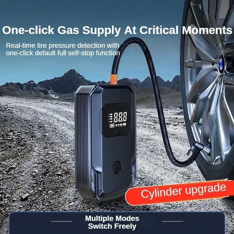 Avviatore Auto Portatile 6000A 27000mAh - Booster Batteria Con PD65W, LCD, Per Auto E Moto - Foto 6