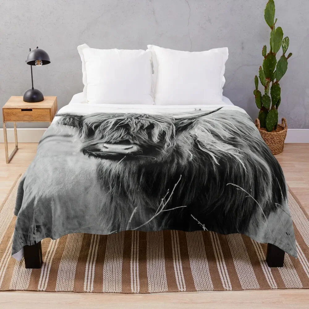 

Young Highland Cow Throw Blanket Fluffy Blankets Large Sleeping Bag Blanket Luxury St Blanket