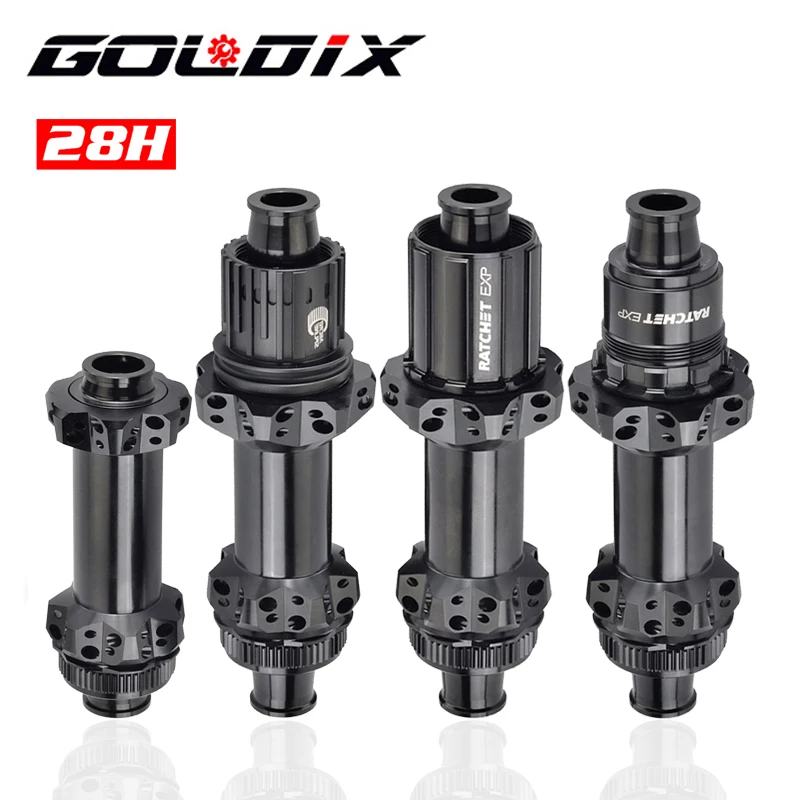 Goldix M240 Exp 36T Ratchet Mountain Bike Straight Pull Hub 28H Boost Hg/Xd/Ms Center Lock Mtb Hub Bike Hub
