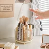 360° Rotation Makeup Brush Holder Desktop Makeup Organizer Lipstick Eyebrow Pencil Holder Jewelry Container Cosmetic Storage Box 3