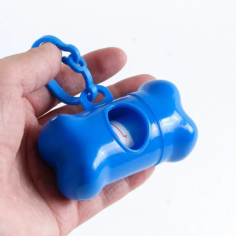 Pet Waste Bag Dispenser for Dog Waste Bag Holder Plastic Garbage Dispenser Carrier Case Dog Pet 1 Roll Poop Bags