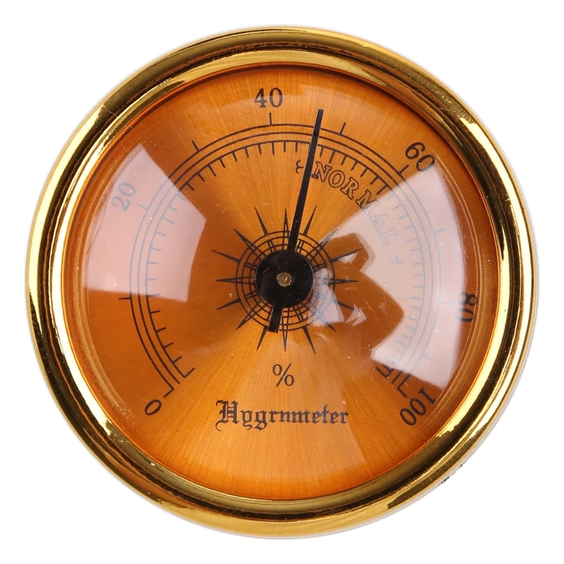 

High-precision Cigar Hygrometer Round Hygrometer for Cigar Cigar Box