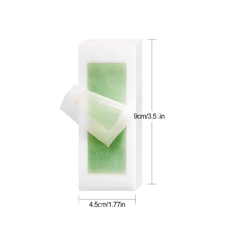 Anglearea Facial Lip Wax Strips 12 pcs equals 24 pcs Double sided use For Face Chin Upper Lip Eyebrow Beard Hair Removal depilatory wax strips