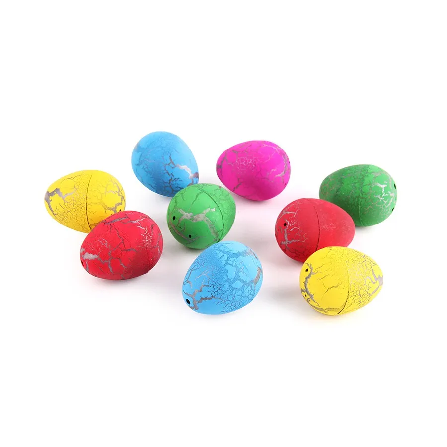 SUNAPO 24pcs medium crack dinosaur egg hatching eggs dinosaur birthday decoration dinosaur party decoration Easter basket filler 3