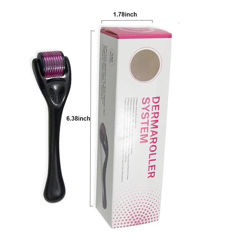 540 Derma Roller Medical Grade Skin Care Microneedling for Skin Rejuvenation and Hair Growth