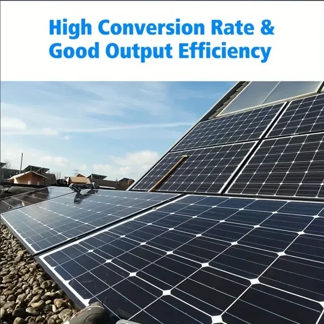6000W 3000W Solar Panel Kit 12V/24V/48V Monocrystalline PV Module, High Efficiency, Off Grid for Home RV Boat Battery Charging. 2