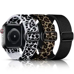 3 - Pack Stretchy Solo Loop Bands for Women - Premium Strap Collection (Mixed Color 2)