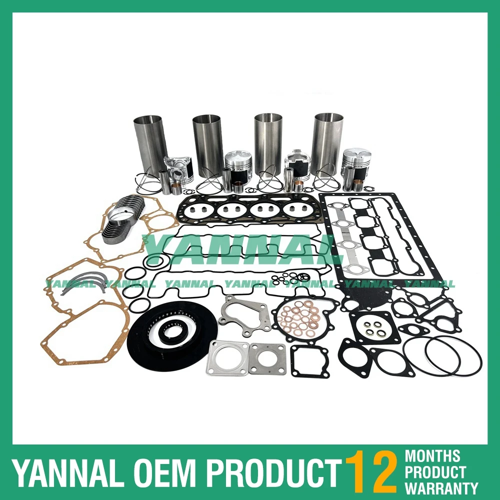 

3024 Cylinder Liner Kit With Gasket Set Bearing For Caterpillar Engine Parts