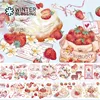 2m Laser Silvery PET Washi Tape Strawberry Transparent Roll Sticker Decorative Adhesive Tape For Scrapbooking Journal Stationery 2