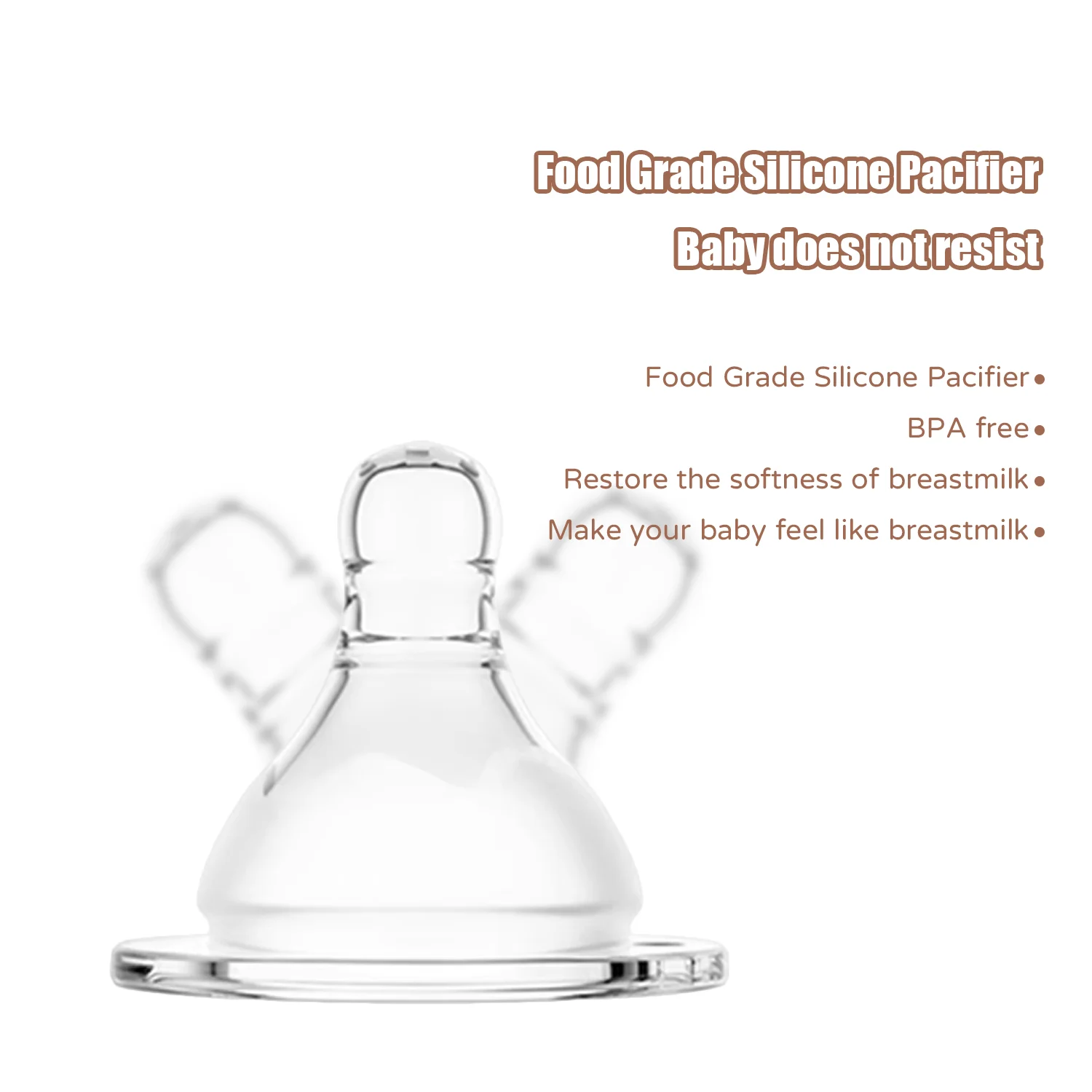 1PCS Bear wide diameter PP baby bottle with handle, clear scale, anti-flatulence baby bottle 2-in-1 can play and drink