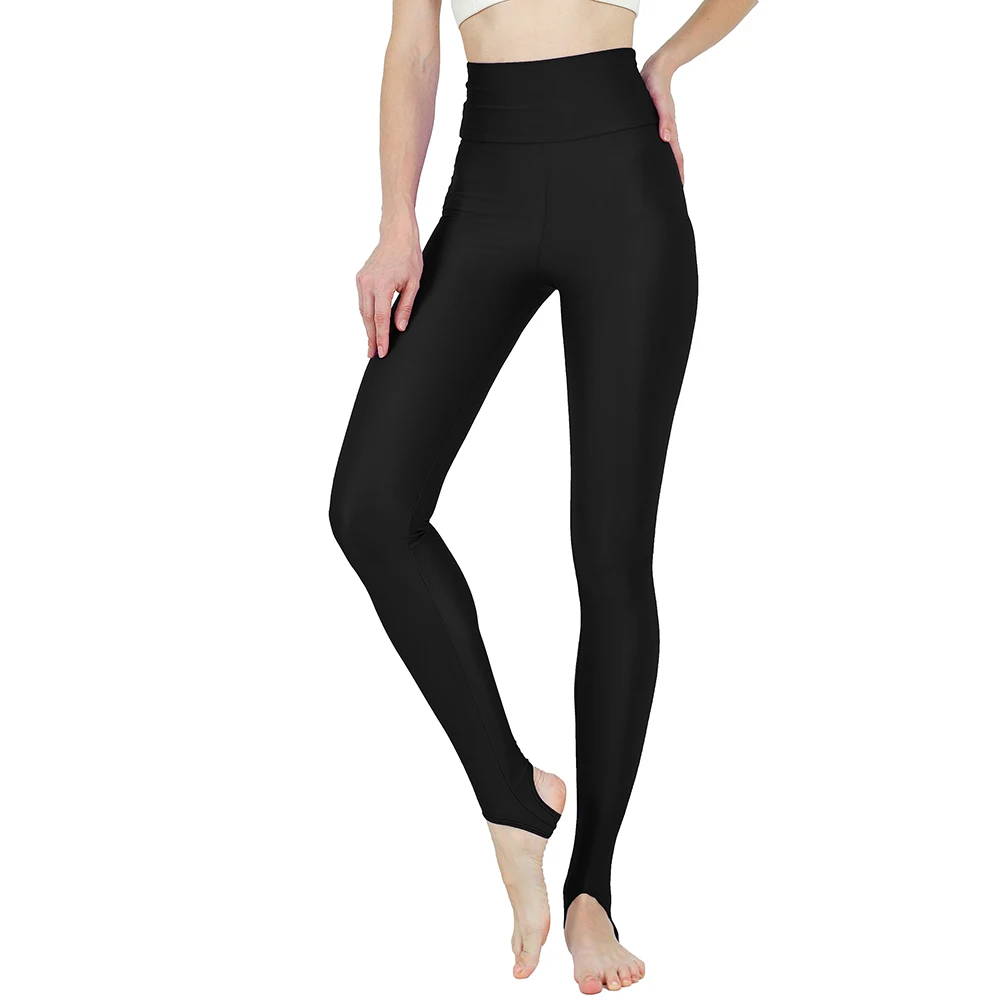 Women leggings leisure stirrup skinny plus size spandex elastic fitness workout pants