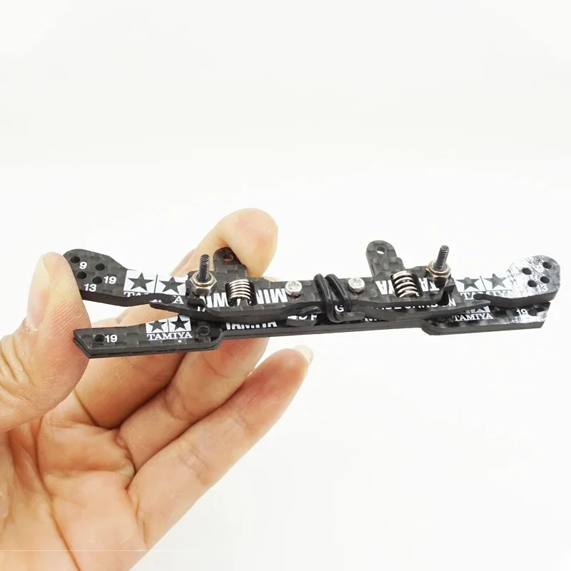 self made mini 4wd tamiya racing car carbon parts Independent Suspension spring front/rear set backwards for MS MA AR S2 CHASSIS 3